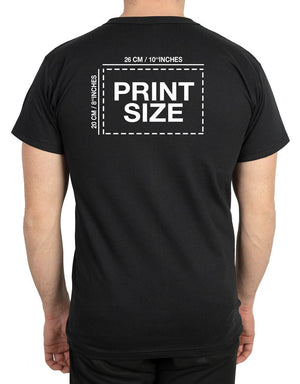 Print Promotional T-shirt Black Color - Pamusan.com