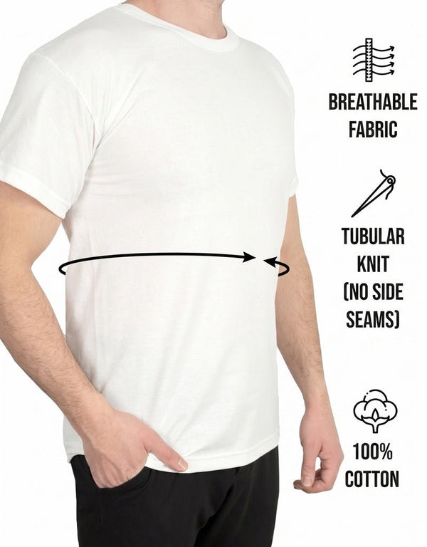 Print Promotional T-shirt White Color - Pamusan.com