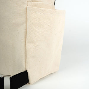 Printed Black VIP Canvas Backpack – 10" × 13" (25 × 32 cm), 10 oz - Pamusan.com
