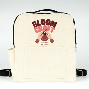 Printed Black VIP Canvas Backpack – 10" × 13" (25 × 32 cm), 10 oz - Pamusan.com