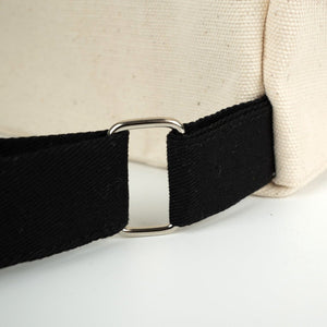 Printed Black VIP Canvas Backpack – 10" × 13" (25 × 32 cm), 10 oz - Pamusan.com