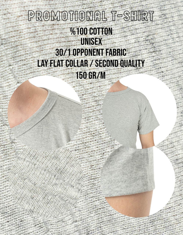 Promotional T-Shirt Gray - Pamusan.com