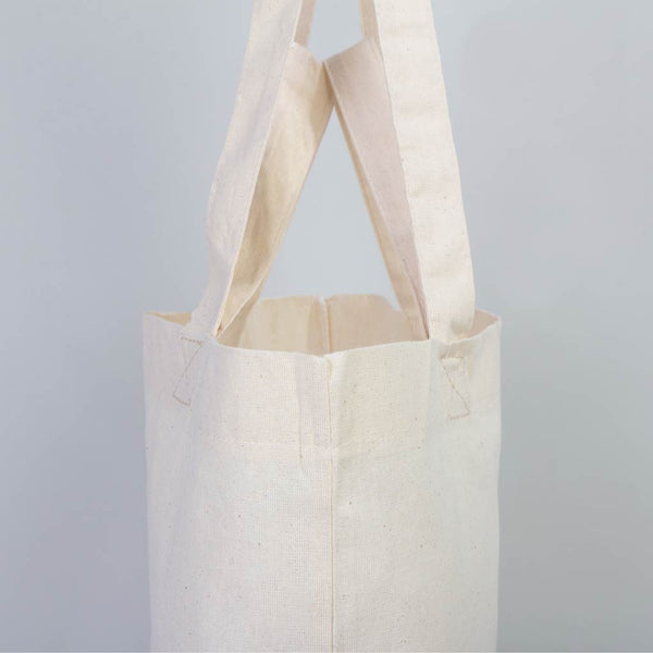 Raw Cotton Shopping Tote Bag – 19"W x 16"H x 4"D Reusable Market Bag - Pamusan.com