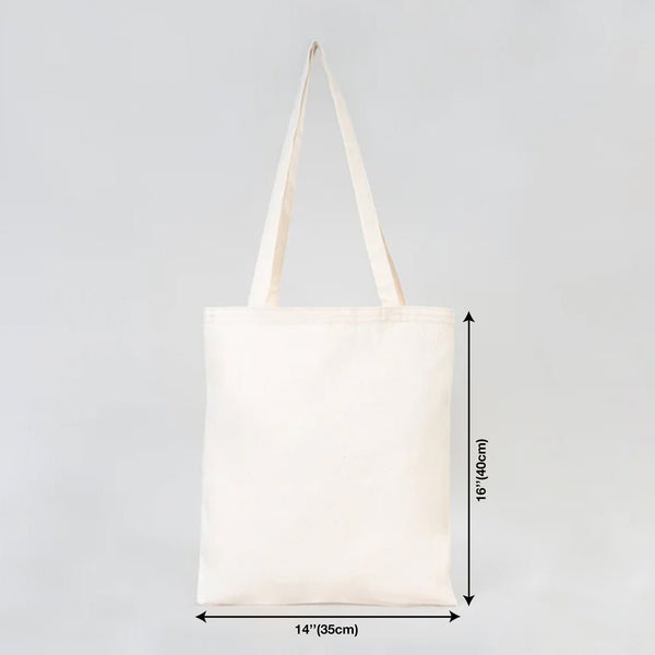 Raw Cotton Tote Bag – Blank Gabardine Fabric, 14x16 inch, Durable & Eco - Friendly - Pamusan.com