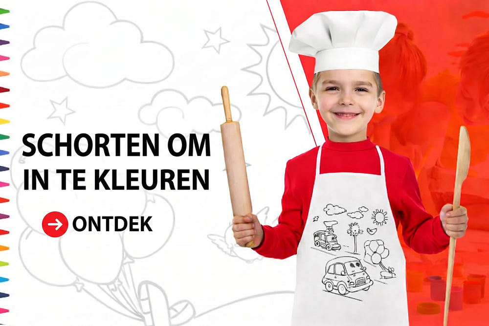 Schorten om in te kleuren voor kinderen