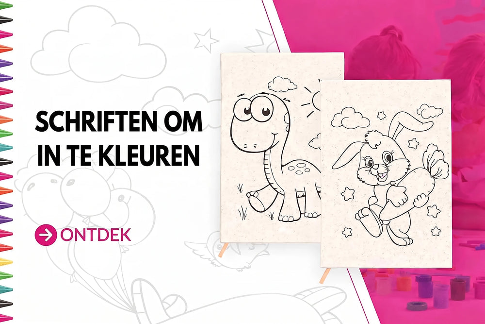 Schriften om in te kleuren voor kinderen