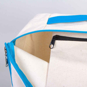 Turquoise VIP Canvas Backpack – 10" × 13" (25 × 32 cm), 10 oz - Pamusan.com
