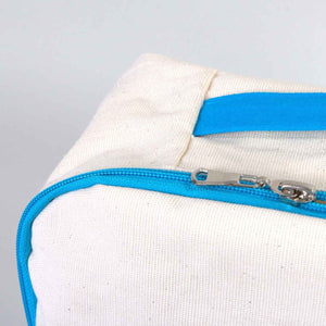Turquoise VIP Canvas Backpack – 10" × 13" (25 × 32 cm), 10 oz - Pamusan.com