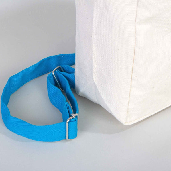 Turquoise VIP Canvas Backpack – 10" × 13" (25 × 32 cm), 10 oz - Pamusan.com