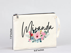 Wedding Clutch Bag 10"x7" – Custom Eco - Friendly Cotton Bridal Clutch - Pamusan.com
