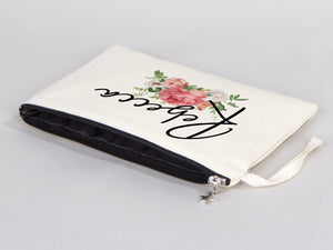 Wedding Clutch Bag 10"x7" – Custom Eco - Friendly Cotton Bridal Clutch - Pamusan.com