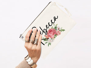 Wedding Clutch Bag 10"x7" – Custom Eco - Friendly Cotton Bridal Clutch - Pamusan.com