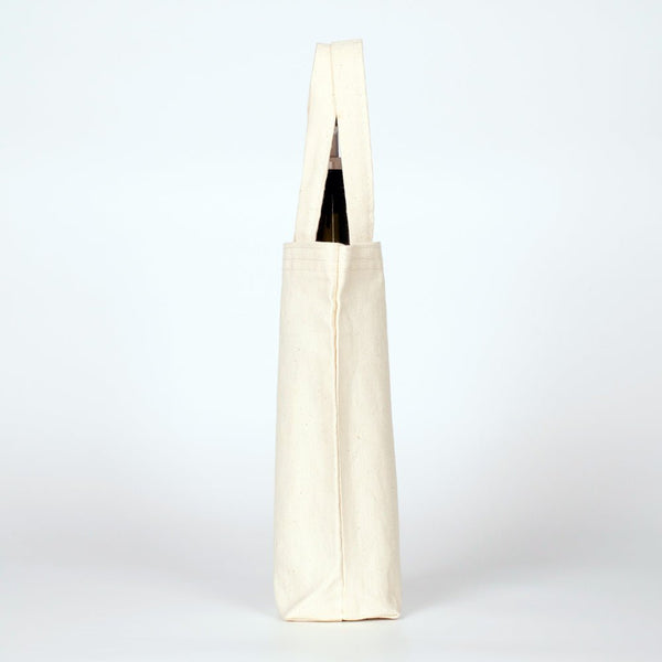 Beige tote bag on a white background