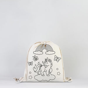 Wrapped Bag Hobby Painting Set 2 - 20 x Can be painted Wrapped Bag 14"x16" / 4 x Keck Pen 12's - Pamusan.com
