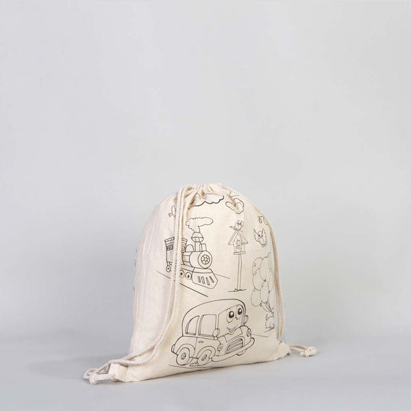 Wrapped Bag Hobby Painting Set 2 - 20 x Can be painted Wrapped Bag 14"x16" / 4 x Keck Pen 12's - Pamusan.com