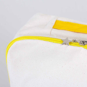 Yellow VIP Canvas Backpack – 10" × 13" (25 × 32 cm), 10 oz - Pamusan.com