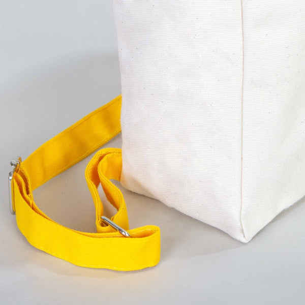 Yellow VIP Canvas Backpack – 10" × 13" (25 × 32 cm), 10 oz - Pamusan.com