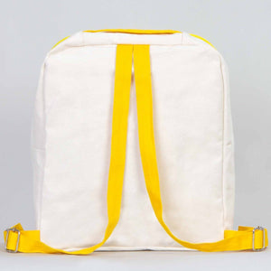 Yellow VIP Canvas Backpack – 10" × 13" (25 × 32 cm), 10 oz - Pamusan.com