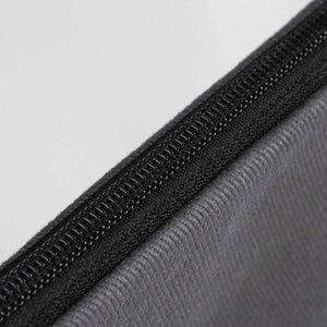 Zippered Clutch Bag – Anthracite – 10" × 7" (25 × 18 cm) - 10 oz - Pamusan.com