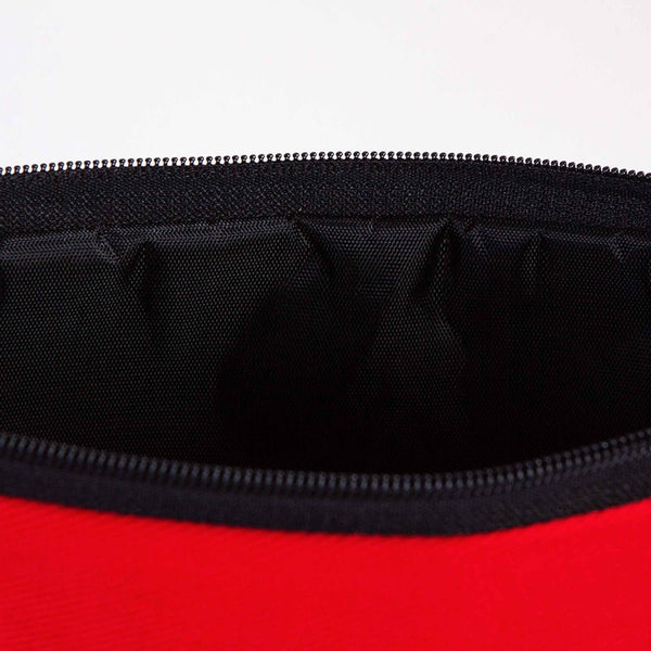 Zippered Clutch Bag – Red – 10" × 7" (25 × 18 cm) - 10 oz - Pamusan.com